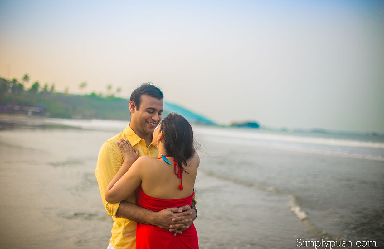 Happy Couple Posing Together On Beach Stock Photo 156880334 | Shutterstock
