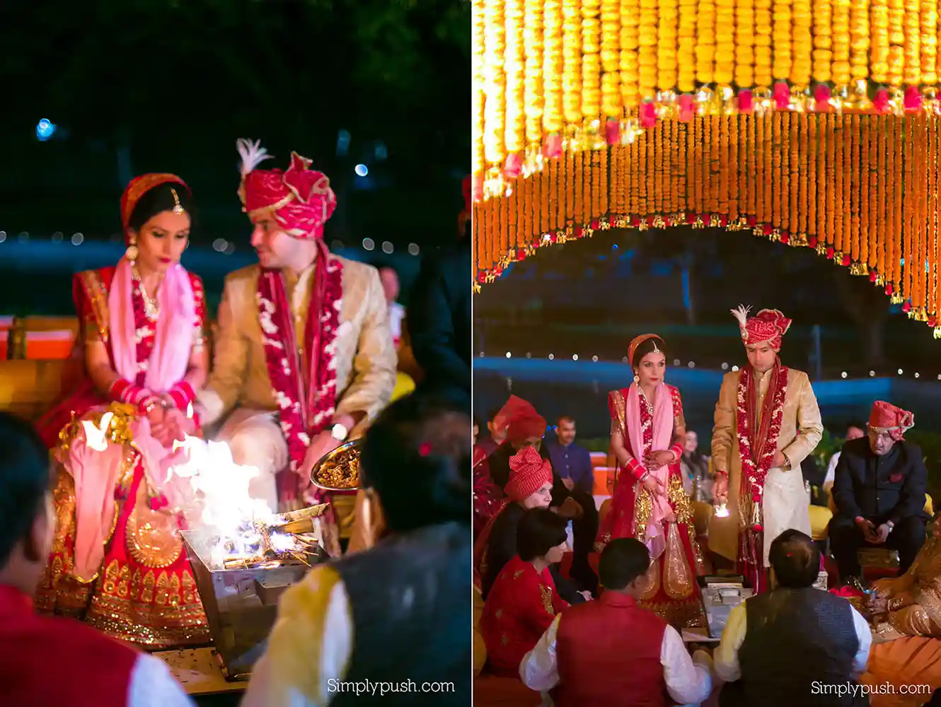 Couple at palace